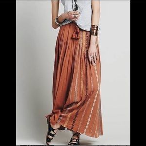 Free People Kantha Maxi Skirt